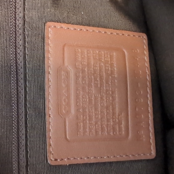 Coach Canvas Leather Purse - Picture 6 of 8